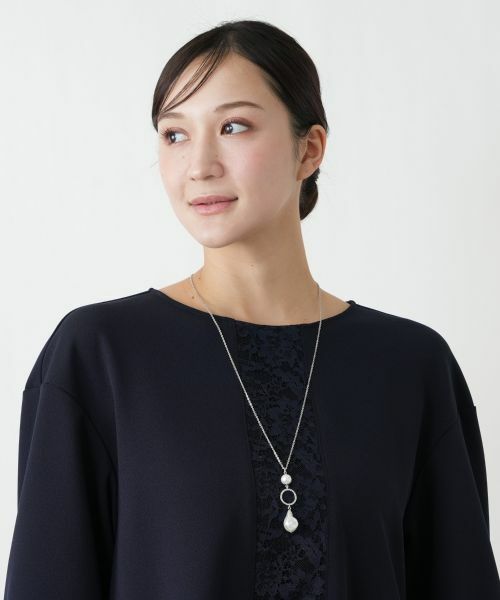 Leilian PLUS HOUSE / レリアンプラスハウス ネックレス・ペンダント・チョーカー | パール調モチーフロングネックレス | 詳細3