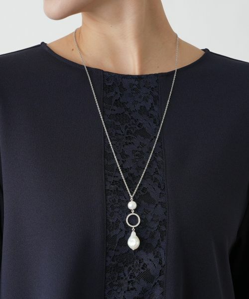 Leilian PLUS HOUSE / レリアンプラスハウス ネックレス・ペンダント・チョーカー | パール調モチーフロングネックレス | 詳細4