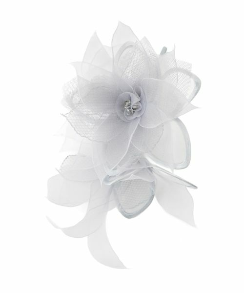 Leilian PLUS HOUSE / レリアンプラスハウス ブローチ・コサージュ | コサージュセレモニースタイル（ライトグレー）