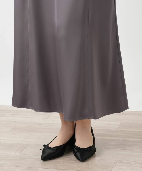 Leilian PLUS HOUSE / レリアンプラスハウス ミニ・ひざ丈スカート | フレアスカート【BOURGE】 | 詳細12