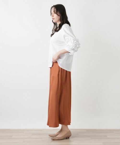 Leilian PLUS HOUSE / レリアンプラスハウス ミニ・ひざ丈スカート | フレアスカート【BOURGE】 | 詳細2