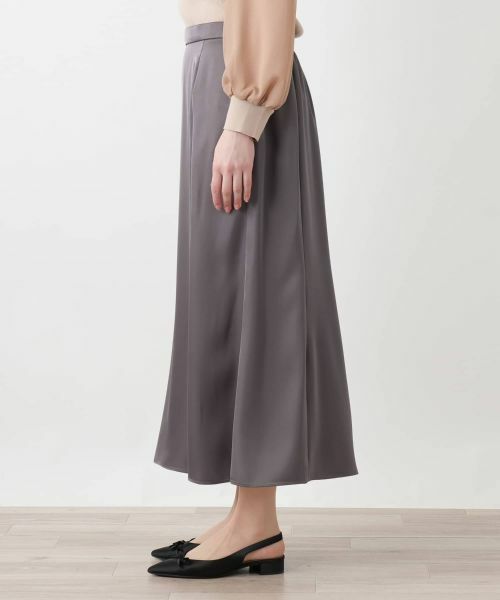 Leilian PLUS HOUSE / レリアンプラスハウス ミニ・ひざ丈スカート | フレアスカート【BOURGE】 | 詳細8