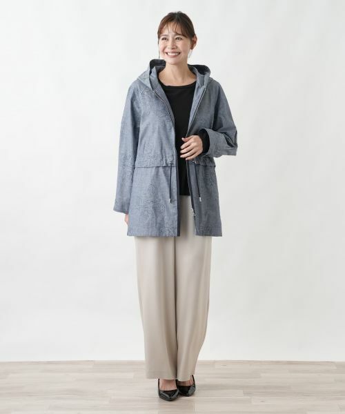 Leilian PLUS HOUSE / レリアンプラスハウス その他アウター | フーディーコート【ROCHAS Premiere】【26年3月カタログ】 | 詳細1