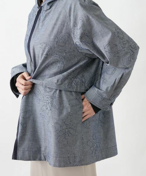 Leilian PLUS HOUSE / レリアンプラスハウス その他アウター | フーディーコート【ROCHAS Premiere】【26年3月カタログ】 | 詳細11