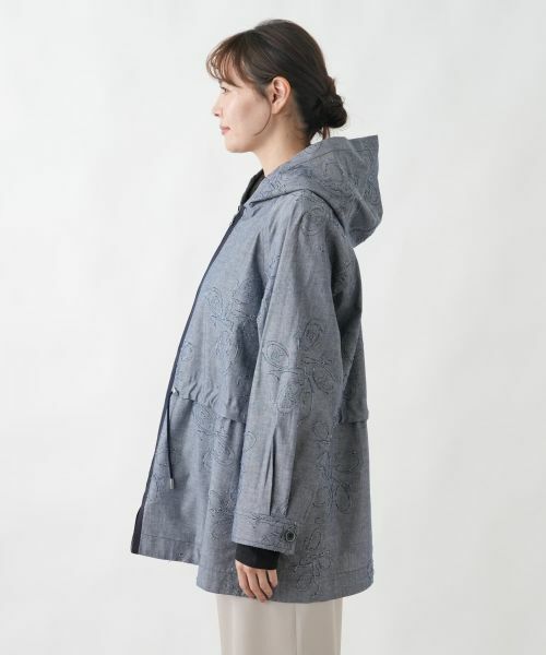 Leilian PLUS HOUSE / レリアンプラスハウス その他アウター | フーディーコート【ROCHAS Premiere】【26年3月カタログ】 | 詳細6