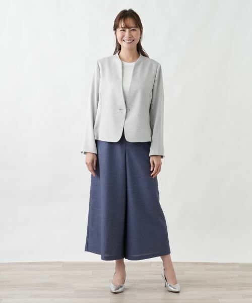 Leilian PLUS HOUSE / レリアンプラスハウス テーラードジャケット | ジャカードジャケット【セレモニー】【26年3月カタログ】 | 詳細1