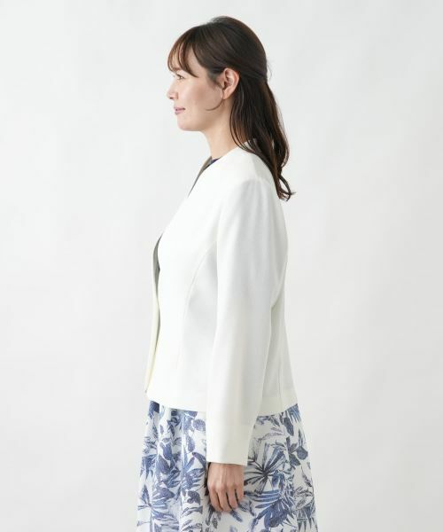 Leilian PLUS HOUSE / レリアンプラスハウス テーラードジャケット | ジャカードジャケット【セレモニー】【26年3月カタログ】 | 詳細11