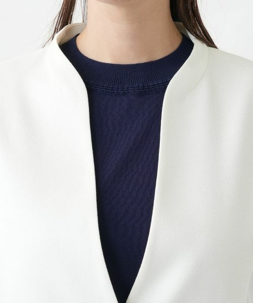 Leilian PLUS HOUSE / レリアンプラスハウス テーラードジャケット | ジャカードジャケット【セレモニー】【26年3月カタログ】 | 詳細13