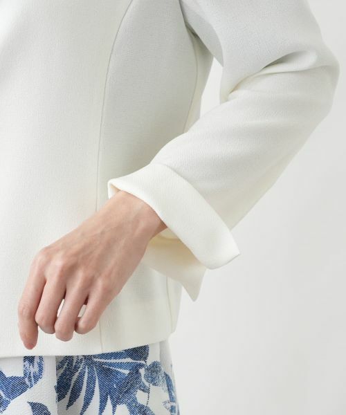 Leilian PLUS HOUSE / レリアンプラスハウス テーラードジャケット | ジャカードジャケット【セレモニー】【26年3月カタログ】 | 詳細17