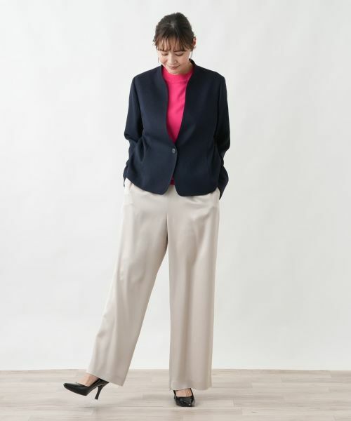 Leilian PLUS HOUSE / レリアンプラスハウス テーラードジャケット | ジャカードジャケット【セレモニー】【26年3月カタログ】 | 詳細4