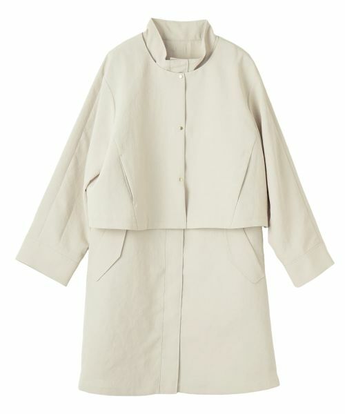 Leilian PLUS HOUSE / レリアンプラスハウス その他アウター | 3WAYコート【Rich 1-mile】【26年3月カタログ】（ライトベージュ）
