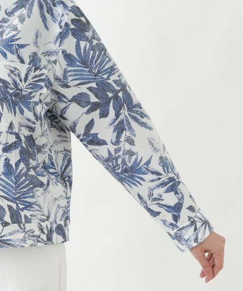 Leilian PLUS HOUSE / レリアンプラスハウス テーラードジャケット | サッカー地ショールジャケット【Rich 1-mile】【26年3月カタログ】 | 詳細15