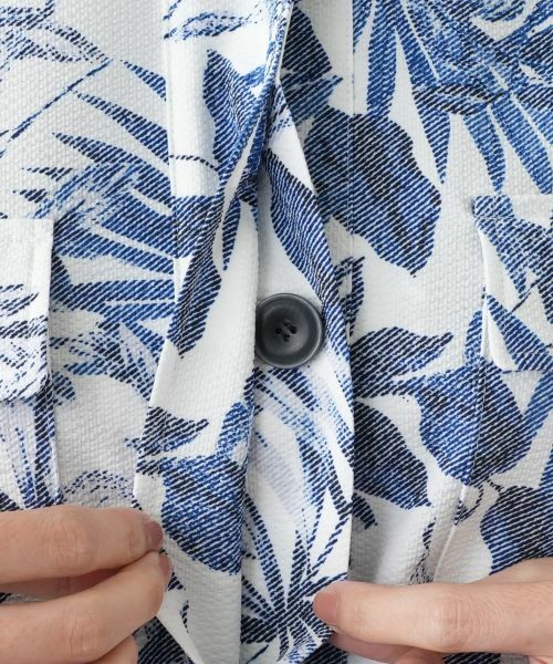 Leilian PLUS HOUSE / レリアンプラスハウス テーラードジャケット | サッカー地ショールジャケット【Rich 1-mile】【26年3月カタログ】 | 詳細17