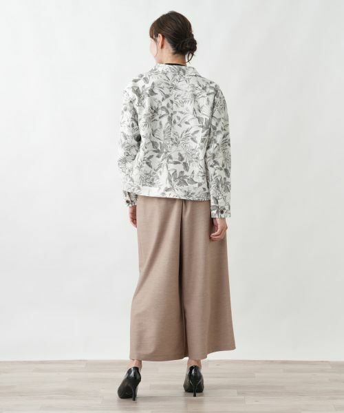 Leilian PLUS HOUSE / レリアンプラスハウス テーラードジャケット | サッカー地ショールジャケット【Rich 1-mile】【26年3月カタログ】 | 詳細3