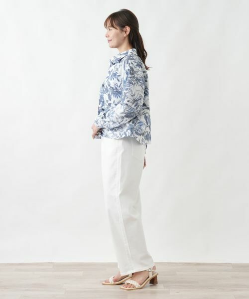 Leilian PLUS HOUSE / レリアンプラスハウス テーラードジャケット | サッカー地ショールジャケット【Rich 1-mile】【26年3月カタログ】 | 詳細5