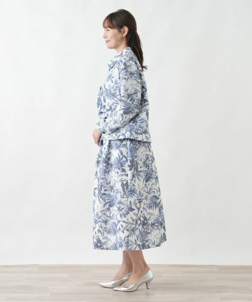 Leilian PLUS HOUSE / レリアンプラスハウス テーラードジャケット | サッカー地ショールジャケット【Rich 1-mile】【26年3月カタログ】 | 詳細8