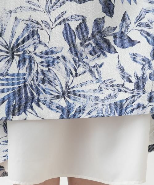 Leilian PLUS HOUSE / レリアンプラスハウス ミニ・ひざ丈スカート | サッカー地プリントスカート【Rich 1-mile】【26年3月カタログ】 | 詳細16