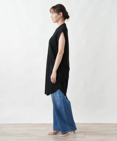 Leilian PLUS HOUSE / レリアンプラスハウス テーラードジャケット | ロングニットジレ【プラス企画】【26年3月カタログ】 | 詳細2