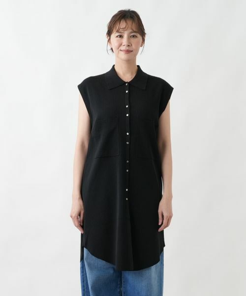 Leilian PLUS HOUSE / レリアンプラスハウス テーラードジャケット | ロングニットジレ【プラス企画】【26年3月カタログ】 | 詳細4