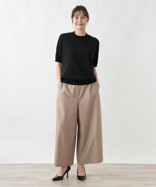 Leilian PLUS HOUSE / レリアンプラスハウス ニット・セーター | ハイゲージニット【26年3月カタログ】 | 詳細1