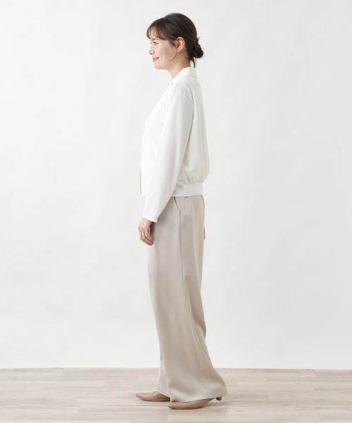 Leilian PLUS HOUSE / レリアンプラスハウス カーディガン・ボレロ | ショート丈カーディガン【26年3月カタログ】 | 詳細2