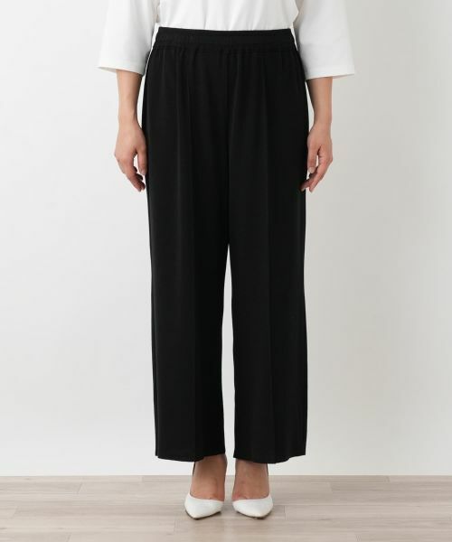 Leilian PLUS HOUSE / レリアンプラスハウス その他パンツ | ストレッチニットパンツ【26年3月カタログ】 | 詳細4