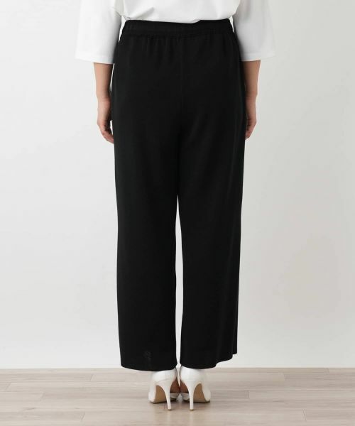 Leilian PLUS HOUSE / レリアンプラスハウス その他パンツ | ストレッチニットパンツ【26年3月カタログ】 | 詳細6