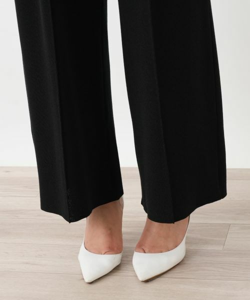 Leilian PLUS HOUSE / レリアンプラスハウス その他パンツ | ストレッチニットパンツ【26年3月カタログ】 | 詳細8