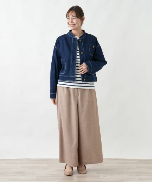 Leilian PLUS HOUSE / レリアンプラスハウス テーラードジャケット | デニムジャケット【L JEANS】【26年3月カタログ】 | 詳細1