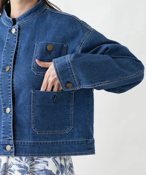 Leilian PLUS HOUSE / レリアンプラスハウス テーラードジャケット | デニムジャケット【L JEANS】【26年3月カタログ】 | 詳細13