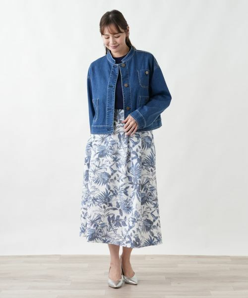 Leilian PLUS HOUSE / レリアンプラスハウス テーラードジャケット | デニムジャケット【L JEANS】【26年3月カタログ】 | 詳細4