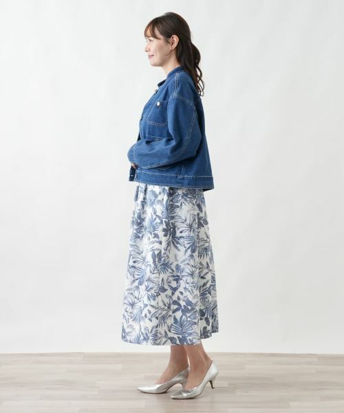 Leilian PLUS HOUSE / レリアンプラスハウス テーラードジャケット | デニムジャケット【L JEANS】【26年3月カタログ】 | 詳細5