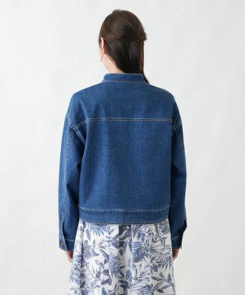 Leilian PLUS HOUSE / レリアンプラスハウス テーラードジャケット | デニムジャケット【L JEANS】【26年3月カタログ】 | 詳細9