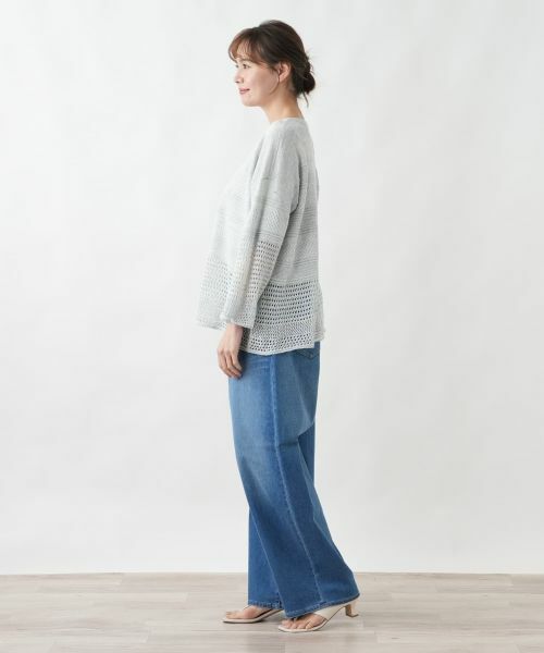 Leilian PLUS HOUSE / レリアンプラスハウス デニムパンツ | カーブデニムパンツ【L JEANS】【26年3月カタログ】 | 詳細2