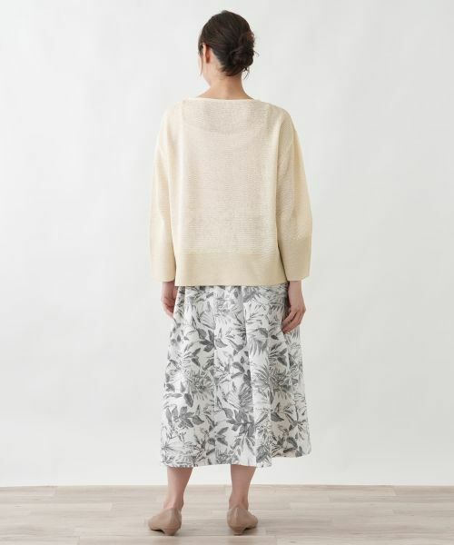 Leilian PLUS HOUSE / レリアンプラスハウス ニット・セーター | ボートネックニット【26年3月カタログ】 | 詳細3