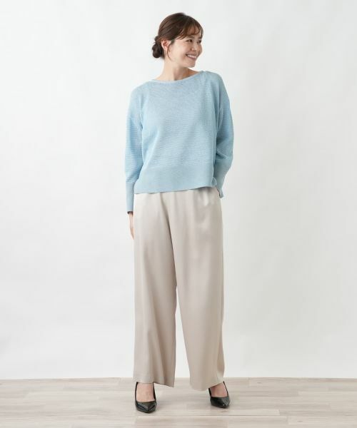 Leilian PLUS HOUSE / レリアンプラスハウス ニット・セーター | ボートネックニット【26年3月カタログ】 | 詳細4
