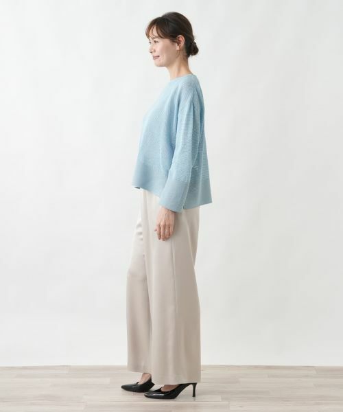 Leilian PLUS HOUSE / レリアンプラスハウス ニット・セーター | ボートネックニット【26年3月カタログ】 | 詳細5