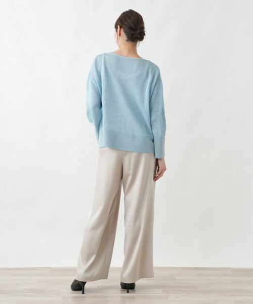 Leilian PLUS HOUSE / レリアンプラスハウス ニット・セーター | ボートネックニット【26年3月カタログ】 | 詳細6