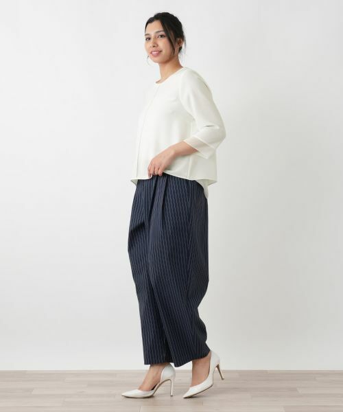 Leilian PLUS HOUSE / レリアンプラスハウス カットソー | シフォン袖カットソー【26年3月カタログ】 | 詳細5