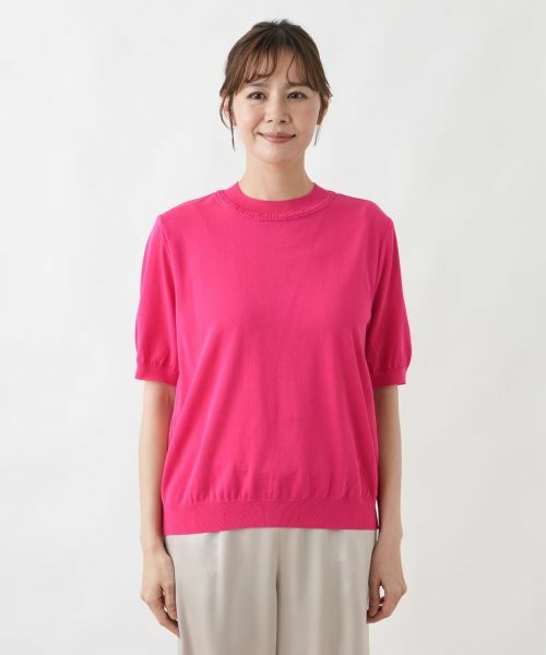 Leilian PLUS HOUSE / レリアンプラスハウス ニット・セーター | 半袖ニット【26年3月カタログ】 | 詳細7