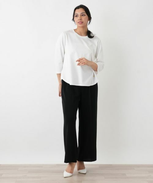 Leilian PLUS HOUSE / レリアンプラスハウス Tシャツ | 七分袖カットソー【Rich 1-mile】【26年3月カタログ】 | 詳細7