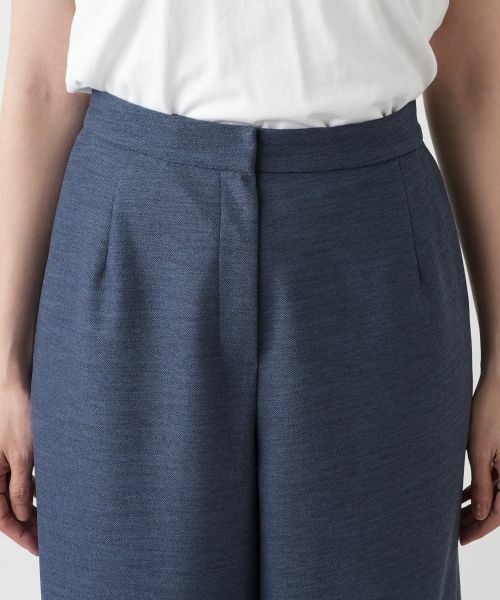 Leilian PLUS HOUSE / レリアンプラスハウス その他パンツ | ストレッチガウチョパンツ【Rich 1-mile】【26年3月カタログ】 | 詳細10