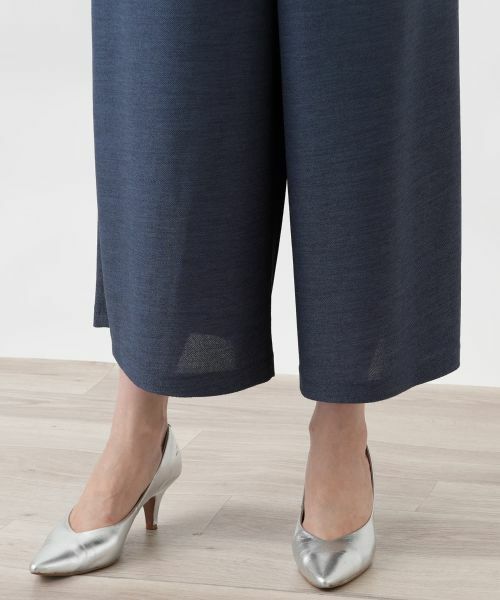 Leilian PLUS HOUSE / レリアンプラスハウス その他パンツ | ストレッチガウチョパンツ【Rich 1-mile】【26年3月カタログ】 | 詳細13
