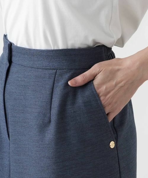 Leilian PLUS HOUSE / レリアンプラスハウス その他パンツ | ストレッチガウチョパンツ【Rich 1-mile】 | 詳細15