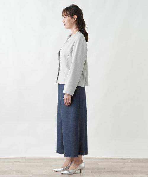 Leilian PLUS HOUSE / レリアンプラスハウス その他パンツ | ストレッチガウチョパンツ【Rich 1-mile】【26年3月カタログ】 | 詳細5