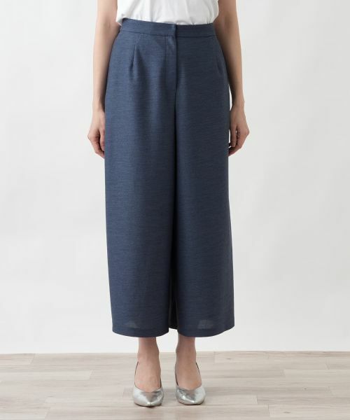 Leilian PLUS HOUSE / レリアンプラスハウス その他パンツ | ストレッチガウチョパンツ【Rich 1-mile】【26年3月カタログ】 | 詳細7