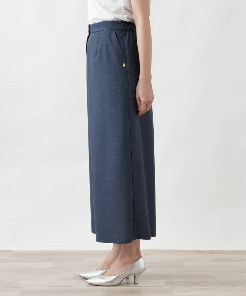 Leilian PLUS HOUSE / レリアンプラスハウス その他パンツ | ストレッチガウチョパンツ【Rich 1-mile】【26年3月カタログ】 | 詳細8