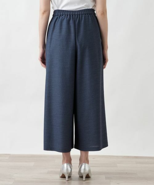 Leilian PLUS HOUSE / レリアンプラスハウス その他パンツ | ストレッチガウチョパンツ【Rich 1-mile】【26年3月カタログ】 | 詳細9