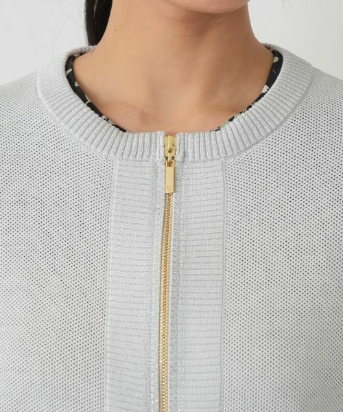 Leilian PLUS HOUSE / レリアンプラスハウス その他アウター | ニットブルゾン【Rich 1-mile】【26年3月カタログ】 | 詳細10