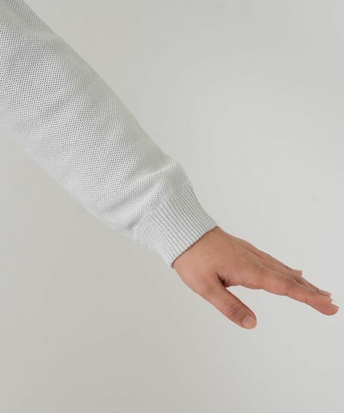 Leilian PLUS HOUSE / レリアンプラスハウス その他アウター | ニットブルゾン【Rich 1-mile】【26年3月カタログ】 | 詳細12